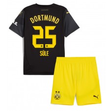 Borussia Dortmund Niklas Sule #25 Bortedraktsett Barn 2024-25 Kortermet (+ korte bukser)